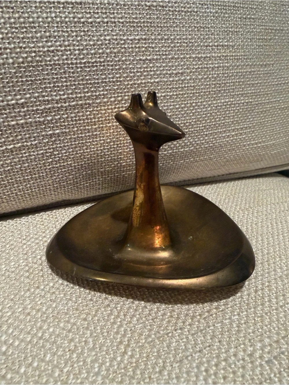 Jonathan Adler Brass Giraffe Heart Catchall